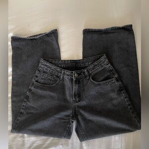 SHEIN Black Straight Leg Women's Jeans